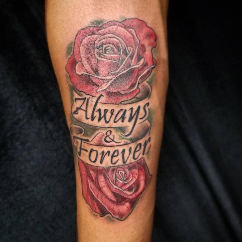 Roses tattoo,Overlord tattoo shop Palm Coast FL